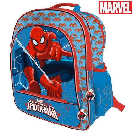 Zaino Spiderman 4 Cerniere Stampa Plastificata Scuola Bambini Elementari 41  Cm - commercioVirtuoso.it