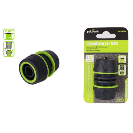 Connettore Giunzione Tubi Da 1/2" Innesto Riparatore Con Inserti In Gomma 94762