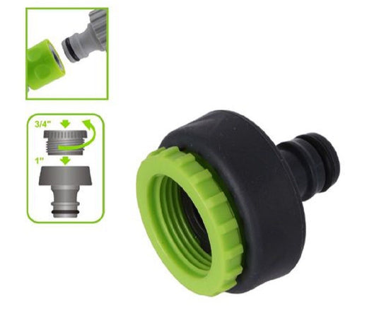 Connettore Rapido Universale Filetto Femmina Da 3/4" A 1" Per Tubo Giardino 94764