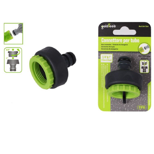 Connettore Rapido Universale Filetto Femmina Da 3/4 A 1 Per Tubo Giardino 94764