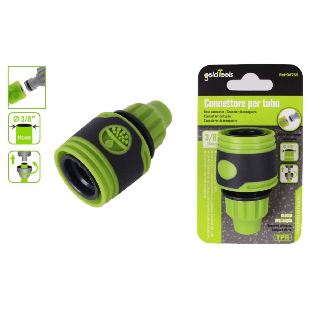 Valvola A Sfera A 3 Vie, Raccordo Per Tubo Da Giardino In Plastica Valvola A T In Polietilene Connettore Rapido Per Tubo Da Giardino 25 Mm 95222544