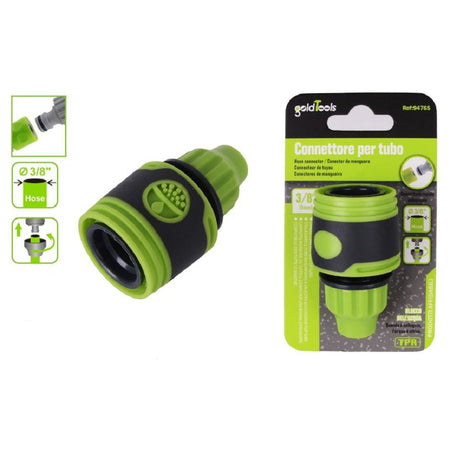 Connettore Raccordo Con Innesto Rapido Per Tubo Da 3/8" 9mm In Plastica 94765 Giardino e giardinaggio/Attrezzi da giardino e attrezzature per l'irrigazione/Attrezzature per l'irrigazione/Pompe e accessori/Parti e connettori Trade Shop italia - Napoli, Commerciovirtuoso.it