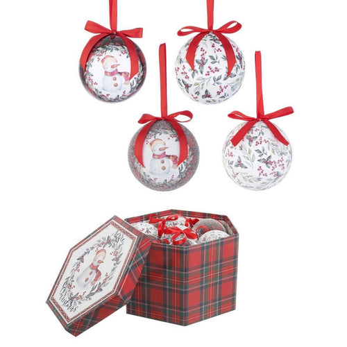 14 Palline Traditional per albero di natale in plastica da Ø 7,5 cm con Pendaglio decorato Casa e cucina/Decorazioni per interni/Addobbi e decorazioni per ricorrenze/Decorazioni natalizie/Addobbi e decorazioni/Palle e palline MagiediNatale.it - Altamura, Commerciovirtuoso.it