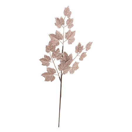 Ramo decorativo natalizio "Riesling Vite Oro Rosa" con foglie da 57 cm Casa e cucina/Decorazioni per interni/Addobbi e decorazioni per ricorrenze/Decorazioni natalizie/Ghirlande e corone MagiediNatale.it - Altamura, Commerciovirtuoso.it