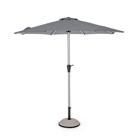 Ombrellone "Vienna" con struttura in alluminio con telo scuro e camino antivento Giardino e giardinaggio/Arredamento da giardino e accessori/Ombrelloni tende e tettucci parasole/Ombrelloni Decor Space - Altamura, Commerciovirtuoso.it
