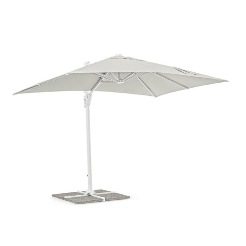Ombrellone Eden a braccio laterale con struttura in alluminio, per esterno, telo color naturale Giardino e giardinaggio/Arredamento da giardino e accessori/Ombrelloni tende e tettucci parasole/Ombrelloni Decor Space - Altamura, Commerciovirtuoso.it