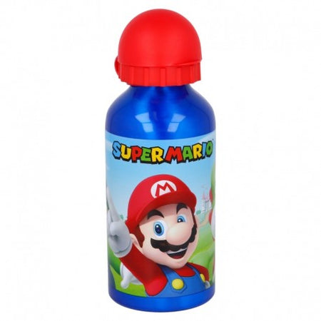 Borraccia in allumino con portamerenda e tovaglietta Super Mario-2 