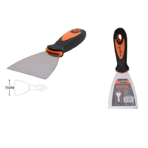 Spatola Per Pareti In Acciaio 75mm 3 Ferramenta Con Maniglia Antiscivolo 90420 Fai da te/Utensili elettrici e a mano/Utensili a mano/Raschietti Trade Shop italia - Napoli, Commerciovirtuoso.it