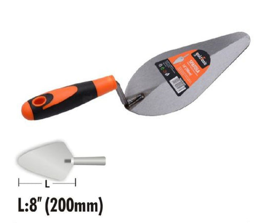 Cazzuola In Acciaio 200mm 8" Manico Antiscivolo Spatola Pesca Per Muratore 90493 Fai da te/Utensili elettrici e a mano/Attrezzi da giardinaggio/Cazzuole Trade Shop italia - Napoli, Commerciovirtuoso.it