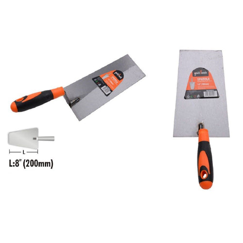 Cazzuola Acciaio 200mm 8 Manico Antiscivolo Spatola Trapezoidale Muratore 90501 Fai da te/Utensili elettrici e a mano/Attrezzi da giardinaggio/Cazzuole Trade Shop italia - Napoli, Commerciovirtuoso.it