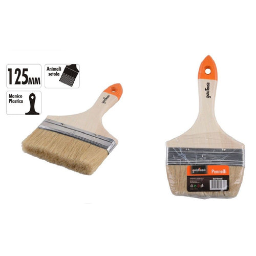 Pennello Piatto Da 5 125 Mm Pennellessa Per Pittura Verniciare Dipingere 90267 Fai da te/Pitture trattamenti per pareti e utensili/Strumenti e attrezzi per verniciatura/Applicazione colore/Pennelli/Pennellesse Trade Shop italia - Napoli, Commerciovirtuoso.it