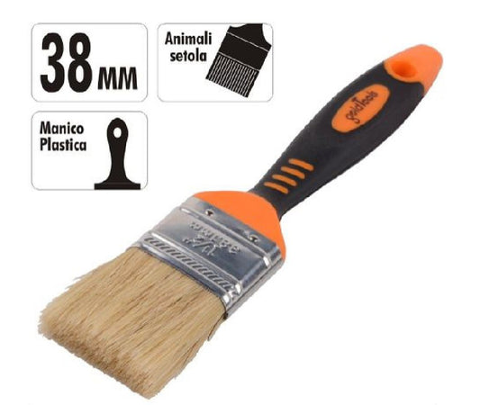 Pennello Piatto 1.5" 38mm Setole Morbide Pittura Vernice Manico Antiscivolo 90276 Fai da te/Pitture trattamenti per pareti e utensili/Strumenti e attrezzi per verniciatura/Applicazione colore/Pennelli/Pennellesse Trade Shop italia - Napoli, Commerciovirtuoso.it