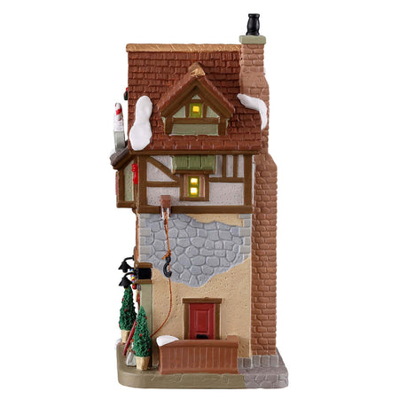 Negozio di caffè "Coffee Bean Grinder" in porcellana con luci ed animazioni per villaggio di Natale Casa e cucina/Decorazioni per interni/Addobbi e decorazioni per ricorrenze/Decorazioni natalizie/Oggettistica MagiediNatale.it - Altamura, Commerciovirtuoso.it