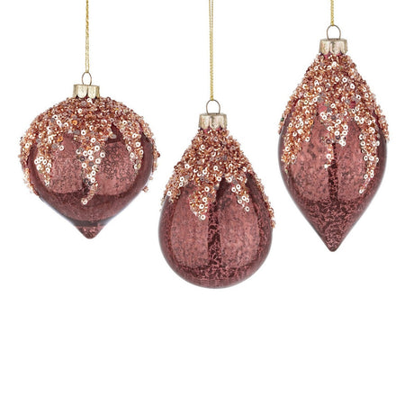 Pendagli in vetro "Rosso Triumph Burgundy" per albero di Natale moderno ed elegante Casa e cucina/Decorazioni per interni/Addobbi e decorazioni per ricorrenze/Decorazioni natalizie/Addobbi e decorazioni/Palle e palline MagiediNatale.it - Altamura, Commerciovirtuoso.it