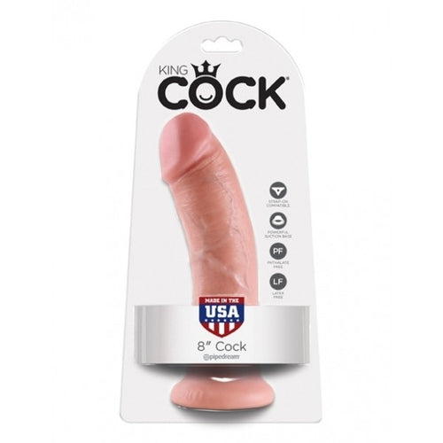 Pd5503-21 King Cock 8 Cock Flesh Salute e cura della persona/Erotismo e contraccezione/Sex toys/Vibratori/Vibratori realistici Kondorama - Martinsicuro, Commerciovirtuoso.it