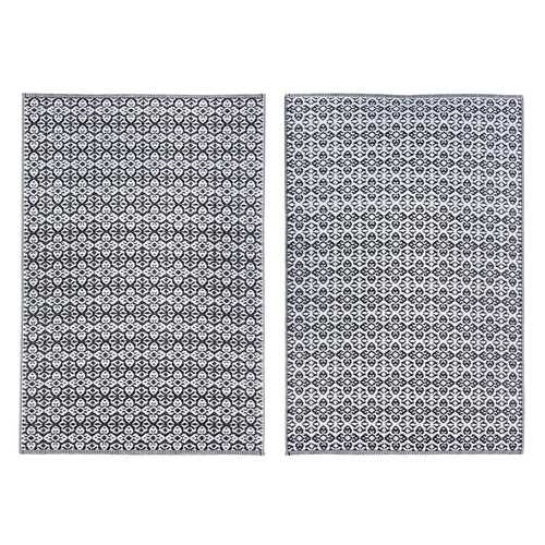Tappeto Tirrenia bianco e nero per salottino da giardino Casa e cucina/Tessili per la casa/Tappeti e tappetini/Tappeti Decor Space - Altamura, Commerciovirtuoso.it