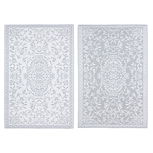 Tappeto Ansedonia bianco e grigio per salottino da giardino Casa e cucina/Tessili per la casa/Tappeti e tappetini/Tappeti Decor Space - Altamura, Commerciovirtuoso.it