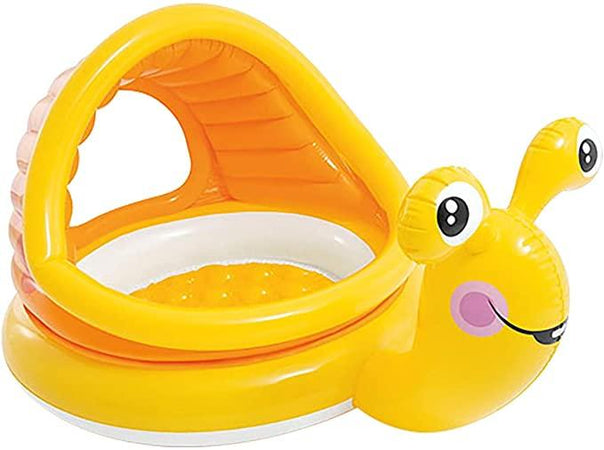 Piscina "lumaca" per bambini da mare e veranda con parasole  145 x 102 x 74 cm Giochi e giocattoli/Sport e giochi all'aperto/Giochi aquatici e piscine per bambini/Piscinette per bambini La Zappa - Altamura, Commerciovirtuoso.it