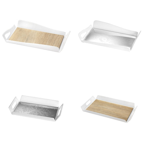 Centrotavola in plex inciso con decorazione color argento Made in Italy moderno Casa e cucina/Decorazioni per interni/Accessori decorativi/Ciotole decorative MagiediNatale.it - Altamura, Commerciovirtuoso.it