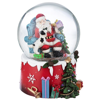Waterball Dasher sfera di cristallo natalizia con Babbo Natale e carillon decorazione per interno Casa e cucina/Decorazioni per interni/Addobbi e decorazioni per ricorrenze/Decorazioni natalizie/Neve artificiale MagiediNatale.it - Altamura, Commerciovirtuoso.it