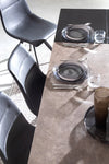 Tavolo Briva allungabile rettangolare con piano in ceramica e supporto in mdf Casa e cucina/Arredamento/Sala da pranzo/Tavoli da sala da pranzo Decor Space - Altamura, Commerciovirtuoso.it