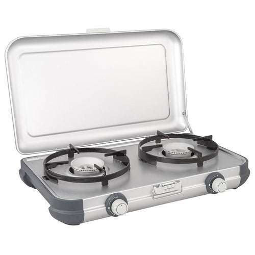 Fornello Da Campeggio camping Kitchen 2 per Viaggio Trasportabile Sport e tempo libero/Attività ricreative all'aperto/Camping e outdoor/Cucine e accessori da campeggio/Fornellini La Zappa - Altamura, Commerciovirtuoso.it