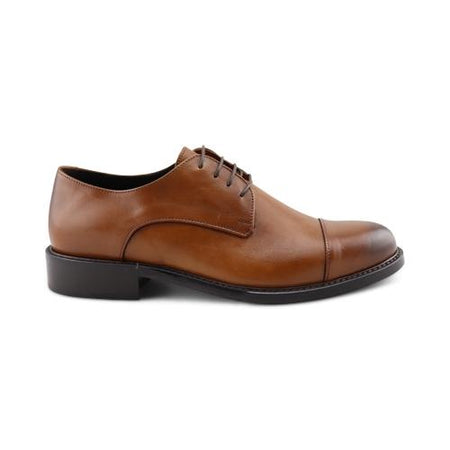 Derby pelle cuoio scarpa classica da uomo stringata in pelle artigianale  Made in Italy - commercioVirtuoso.it