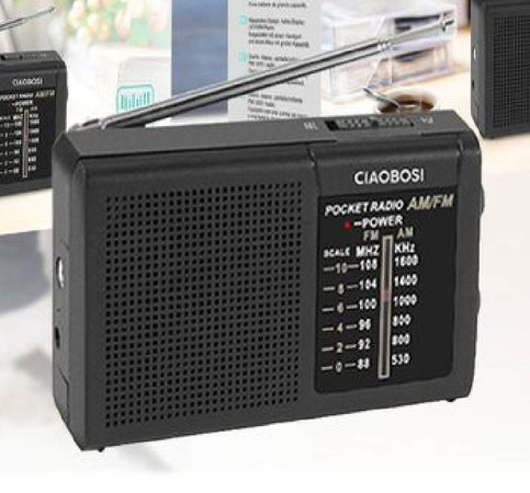 Mini Radio Fm Portatile Tascabile Bande Am Fm Ricevitore Audio