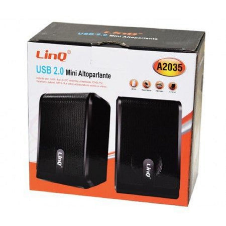 Mini Casse Altoparlanti Stereo Usb 2.0 Per Pc Notebook Dvd Tv Mp3 Tablet  A2035 - commercioVirtuoso.it