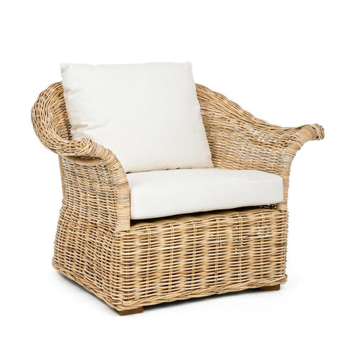 Poltrona pamplona Con Cuscini Comodi E Sfoderabili, Struttura Resistente Per Esterno Giardino e giardinaggio/Arredamento da giardino e accessori/Poltrone Decor Space - Altamura, Commerciovirtuoso.it