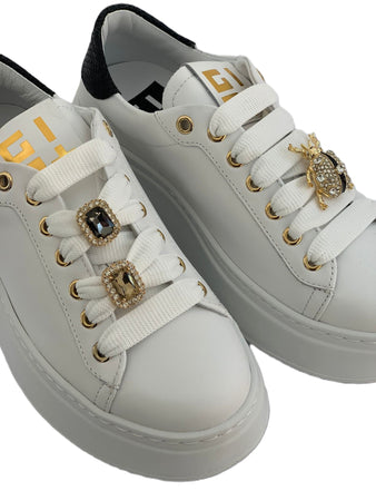 GIO+ Sneakers art. PIA136A Bianco.