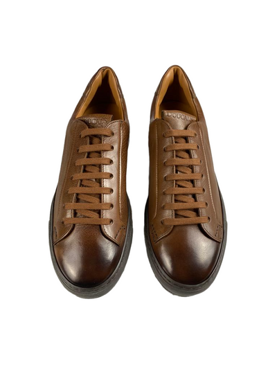 Scarpa uomo Doucal's - Sneaker in pelle - Colore Marrone Moda/Uomo/Scarpe/Sneaker e scarpe sportive/Sneaker casual Couture - Sestu, Commerciovirtuoso.it