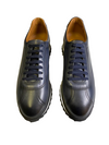 Scarpa uomo Doucal's - Sneakers in pelle - Colore Blu Moda/Uomo/Scarpe/Scarpe stringate basse Couture - Sestu, Commerciovirtuoso.it