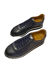 Scarpa uomo Doucal's - Sneakers in pelle - Colore Blu Moda/Uomo/Scarpe/Scarpe stringate basse Couture - Sestu, Commerciovirtuoso.it