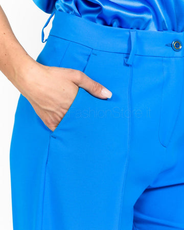 Pantaloni in Crepe Fluida Pinko Bluette DONNA
