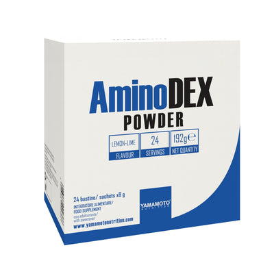 Yamamoto Aminodex Powder 24 Buste 8gr Integratore Alimentare a Base Di Aminoacidi Essenziali Salute e cura della persona/Alimentazione e nutrizione/Integratori per lo sport/Aminoacidi/L-glutammina Tock Black - Solofra, Commerciovirtuoso.it