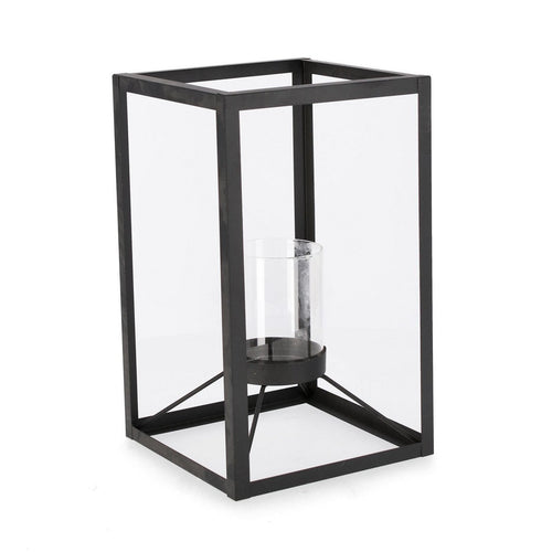 Lanterna luminosa Janie in metallo, colore nero decorazione natalizia da h 30,5 cm Casa e cucina/Decorazioni per interni/Addobbi e decorazioni per ricorrenze/Decorazioni natalizie/Ghirlande e corone MagiediNatale.it - Altamura, Commerciovirtuoso.it