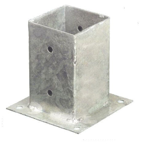 Staffa per palo in legno Patio piastra in metallo zincato per recinzioni Giardino e giardinaggio/Decorazioni per il giardino/Recinzioni decorative La Zappa - Altamura, Commerciovirtuoso.it