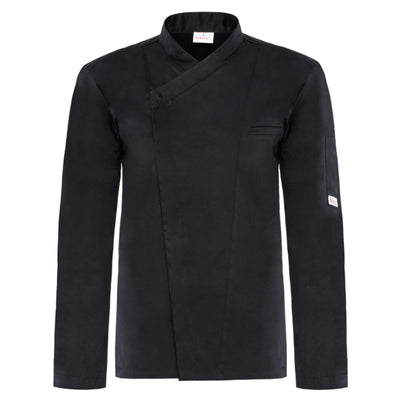 Giacca Cuoco Ares Nero Stretch Giacca Chef Elasticizzata Moda/Abbigliamento specifico/Abbigliamento da lavoro e divise/Ristorazione/Giacche da chef Dresswork - Como, Commerciovirtuoso.it