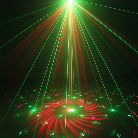 Proiettore laser portatile luci rgb multicolore luce discoteca laser show  system 