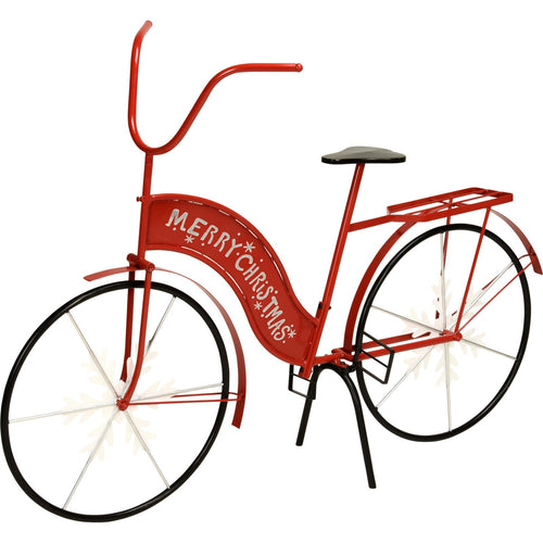 Statuetta di Bicicletta rossa Merry Christmas da 13,7 x 49 x 95 cm Casa e cucina/Decorazioni per interni/Addobbi e decorazioni per ricorrenze/Decorazioni natalizie/Schiaccianoci MagiediNatale.it - Altamura, Commerciovirtuoso.it