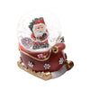 Palla di neve con Babbo Natale su slitta color rosso e bianco 5 x 4,5 x h 6,5 cm Casa e cucina/Decorazioni per interni/Addobbi e decorazioni per ricorrenze/Decorazioni natalizie/Neve artificiale MagiediNatale.it - Altamura, Commerciovirtuoso.it