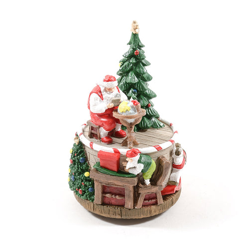 Carillon in resina Babbo Natale Esploratore da 13,5 cm in scatola regalo Casa e cucina/Decorazioni per interni/Addobbi e decorazioni per ricorrenze/Decorazioni natalizie/Neve artificiale MagiediNatale.it - Altamura, Commerciovirtuoso.it