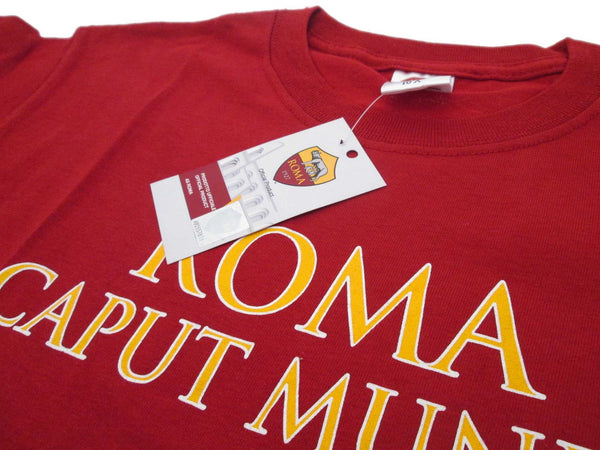 T-shirt Cotone Roma Sport e tempo libero/Fan Shop/Calcio/Abbigliamento/Magliette e Top Il Distintivo - Pesaro, Commerciovirtuoso.it