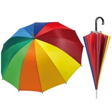 Ombrello Grande Colore Arcobaleno Protegge Pioggia E Sole Estate Inverno