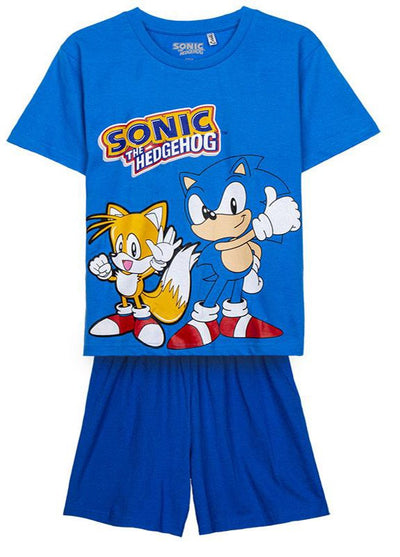 Pigiama Sonic da 6 a 12 anni Moda/Bambini e ragazzi/Abbigliamento/Pigiami e vestaglie/Pigiami due pezzi Store Kitty Fashion - Roma, Commerciovirtuoso.it