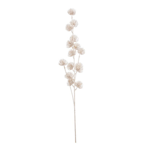 Ramo decorativo Angelique in plastica color champagne per interno h 70 cm Casa e cucina/Decorazioni per interni/Addobbi e decorazioni per ricorrenze/Decorazioni natalizie/Ghirlande e corone MagiediNatale.it - Altamura, Commerciovirtuoso.it