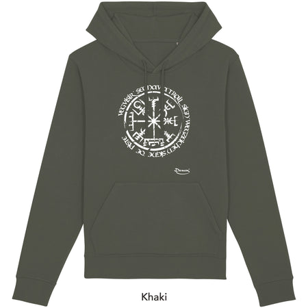 Felpa da Uomo con Cappuccio Stampa "Vegvisir" Hoodie DREAMERS Brand Moda/Uomo/Abbigliamento/Felpe/Felpe con cappuccio Dreamers Abbigliamento - Potenza, Commerciovirtuoso.it