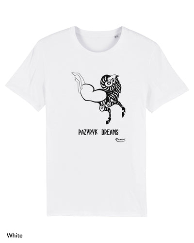 T-shirt da Uomo con stampa Tribale sogni di Pazyryk Maglia a Maniche Corte DREAMERS Brand