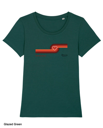 T-shirt da Donna con stampa Strip cardiaco - Heart Maglia a Maniche Corte DREAMERS Brand Moda/Donna/Abbigliamento/T-shirt top e bluse/T-shirt Dreamers Abbigliamento - Potenza, Commerciovirtuoso.it